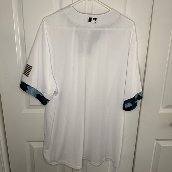 Nike Atlanta Braves Size XL 2021 MLB All-Star NL Game White Jersey Camo Accent - Picture 8 of 12